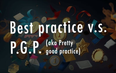 Best practice v.s. PGP