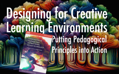 Designing for Creative Learning Environments: New chapter