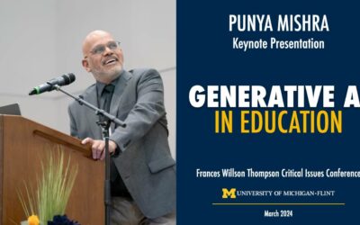 Generative AI in Education: Keynote at UofM-Flint